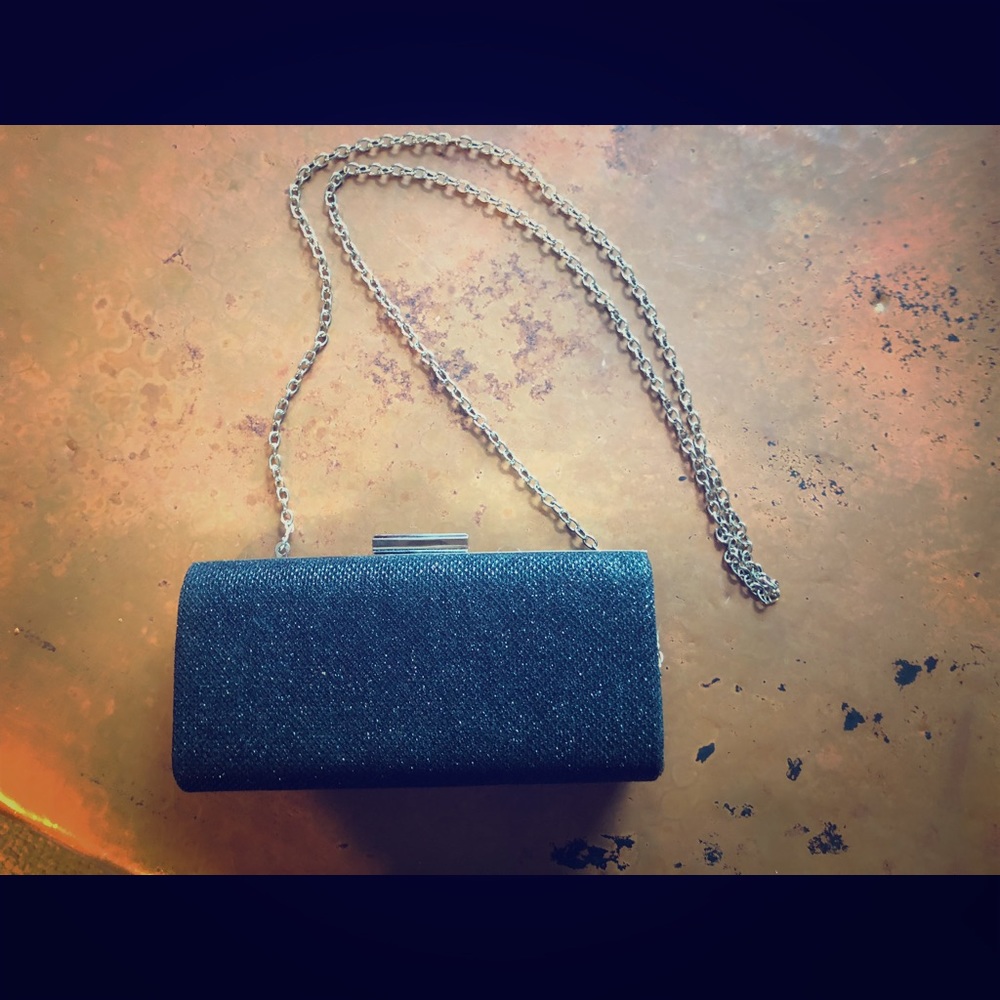 Lulu Townsend Black Clutch
